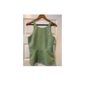 Banana Republic green tweed shell tank